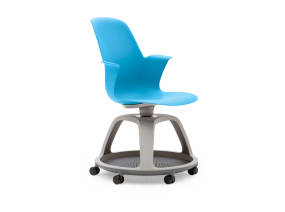 Node Chair - tripod base without worksurface, with casters
