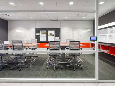 Steelcase Chicago Worklife V.I.A. TeamStudio Space with Prysm Technology