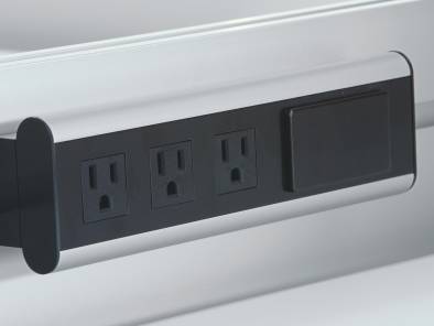 Close-Up of Post + Beam Powerstrip