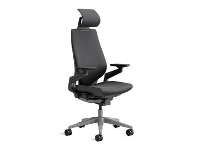 Gesture office chair on white background