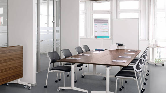 FlipTop Twin meeting table
