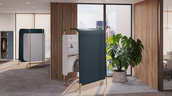 Steelcase Flex Kiosk in office environment