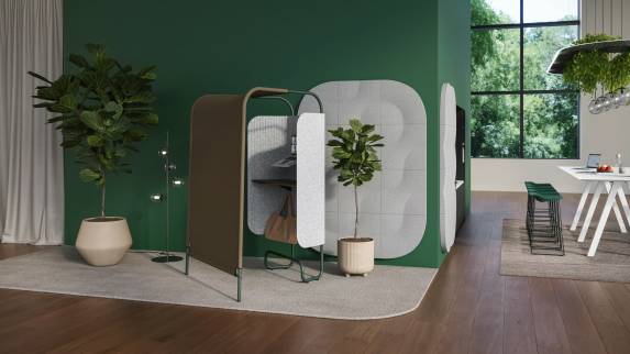 Steelcase Flex Kiosk in office environment