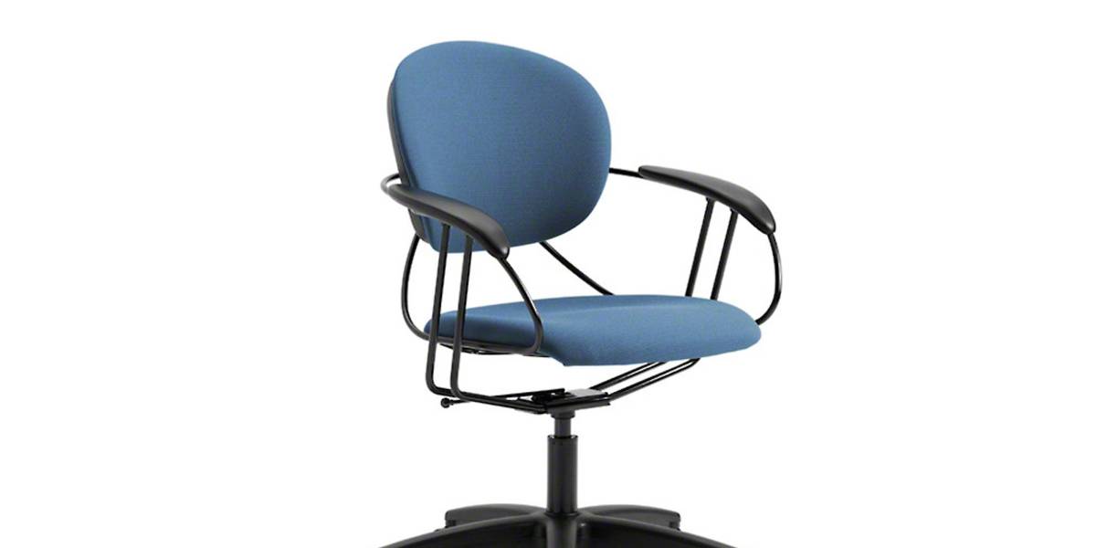 Office Desk Seating One Adjustment Steelcase Uno Versatile Fabric Task Chair 