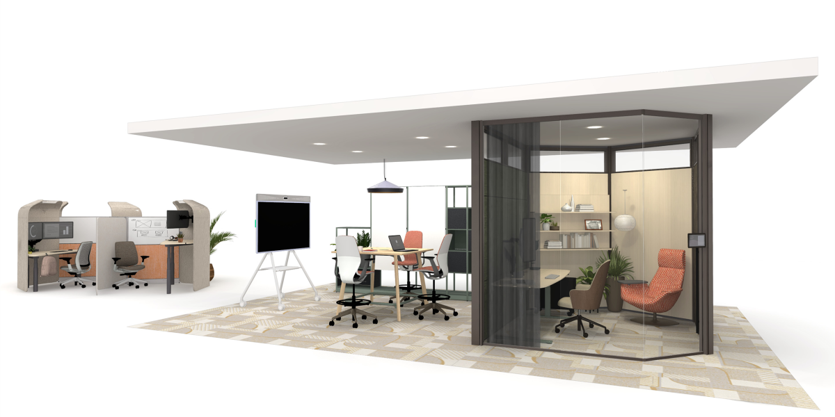 Focus Enclave - Tech Enabled Collaboration - APL00064 - Steelcase