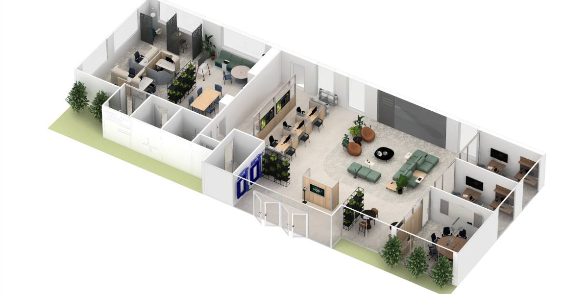 Retail Banking - Traditional Floorplan - APL00062 - Steelcase