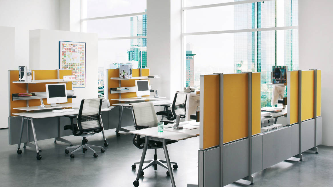 Freewall2 Free Standing Office Space Divider Steelcase