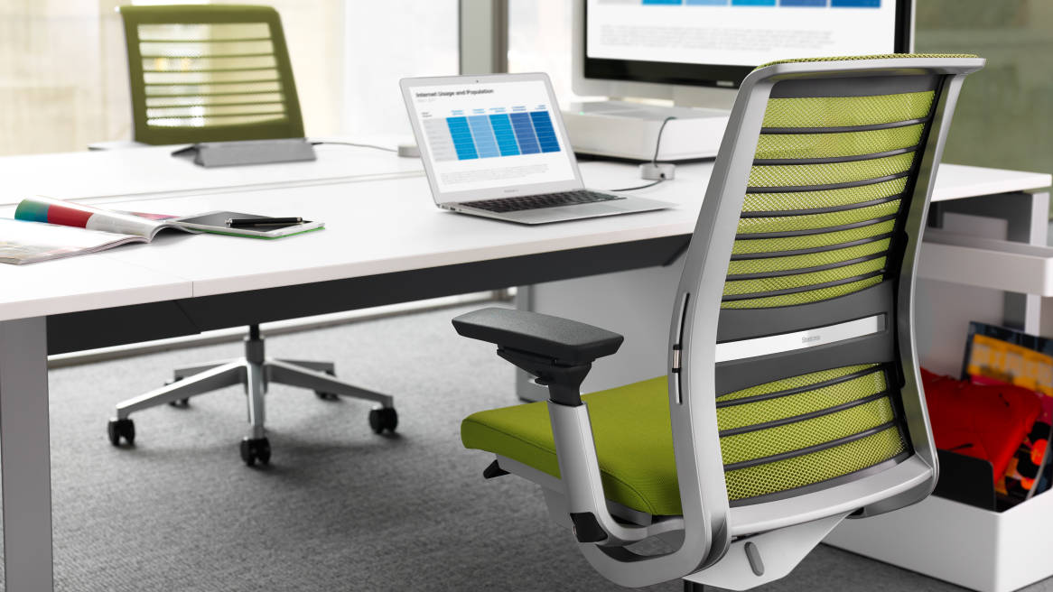 Think Adjustable Office Chair With Lumbar Support Steelcase