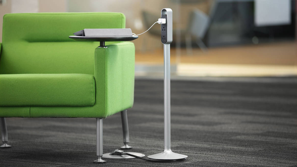 Thread Freestanding Power Outlet Steelcase