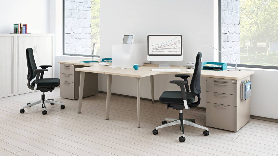 Movida Versatile Office Workstation Desk Steelcase