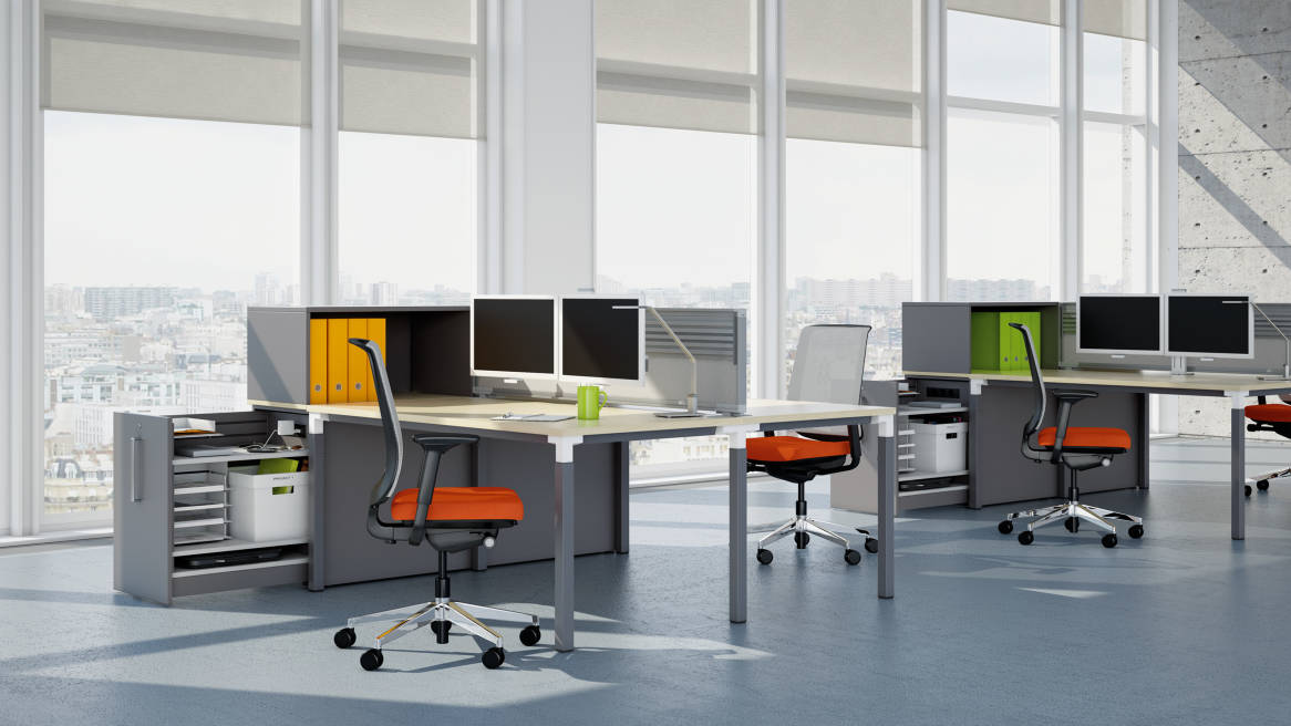 Kalidro Adjustable Workstation Office Desk Steelcase