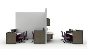 Convey Modular Casework, Montage Panel Systems, Amia Chair, Volley, Migration SE desk Planning Idea