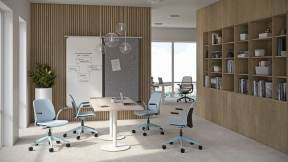 Steelcase Series M Conference Chair in a workspace environment