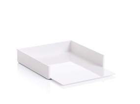 A4 for letter tray long on white background