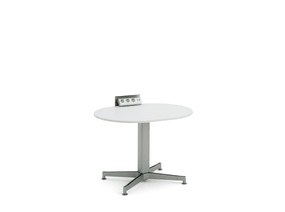White Scape Series Sitting Height Table