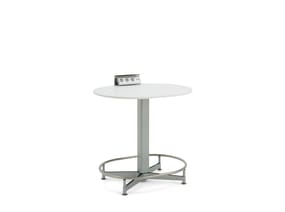 White Scape Series Standing Height Table