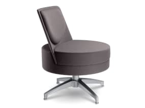 Grey Topo Lounge Chair with 4-Star Glide Base