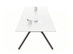 Coalesse Potrero415 table with PowerPod on white background