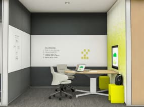 A space where colleagues can display and discuss content quickly and easily.