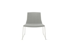on white image of a Grey Montara650 Lounge Armless Chair