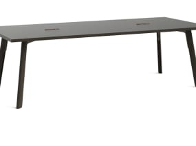 on-white image of a dark rectangular Verlay table