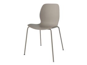 Seed Chair with Metal Legs on white background