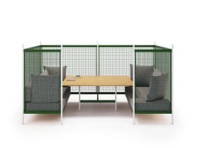 Grid Meeting Table on white background