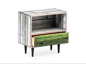 Wrongwoods Night Table on white