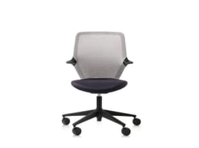 Midback Perch Height Chair on white background