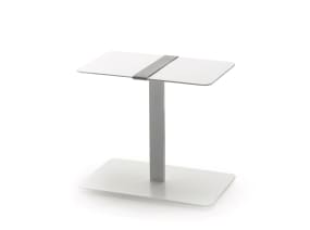 Serra Rectangle Table with Strap on white