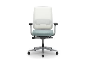 Reply office chair on white background