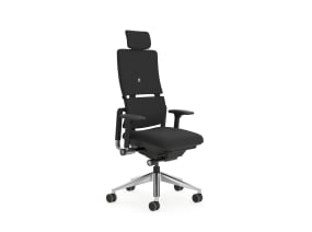 Please task chair with headrest on white background