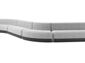 Season lounge on white