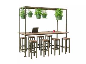 Vanerum Plant Table on a white background