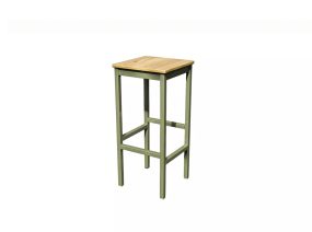 Vanerum Plant Stool on a white background