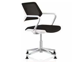 QiVi Conference Chair: 4-Star Base on Castors on a white background