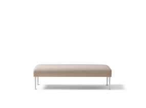 Viccarbe Missiva bench on white background