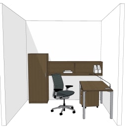 private office space planning idea