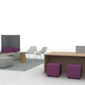 Social space for collaboration and informal dicussions.
