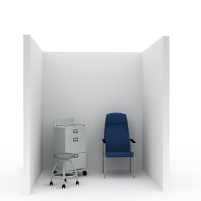 Opus Beside Table,​ Verge Stool,​ Aspekt High-back Chair Planning Idea