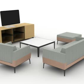 Exponents Credenza CG_1 Table Visalia Lounge System
