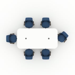 Coalesse Massaud Conference Chair, SW_1 Conference Table