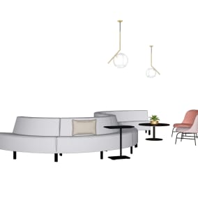 aleta seating, lagunitas table and circa lounge rendering