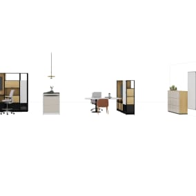 Steelcase Flex Active Frames, Think Chair, Coalesse Altzo943 Chair, Bolia C3 Armchair, Reflection Series planning idea