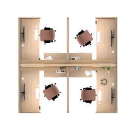 Planning idea for office bench