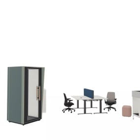 Workstations 1 ISO view - DH3ZE6EK planning idea