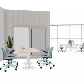 Steelcase Series M Application 01 Planning Idea ISO View