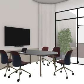 Steelcase Series M Application 02 Planning Idea ISO View