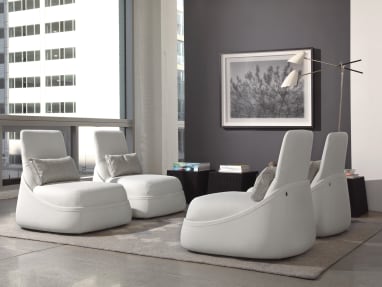 Hosu Lounge in White by Coalesse, a Steelcase Company