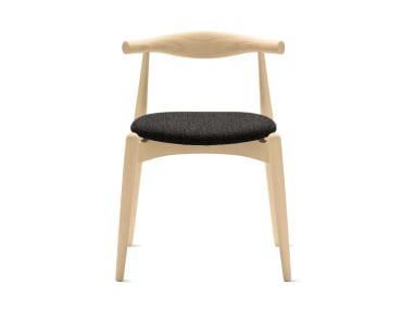Elbow Chair CH20 with a black seat